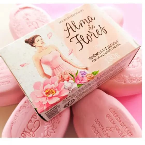 Sabonete Alma de Flores Essência de Jasmin 130g - Memphis