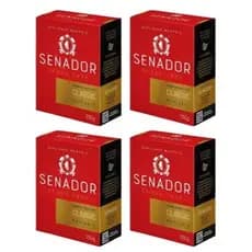 Kit C/4 Sabonetes em Barra Masculino Senador Classic 130g