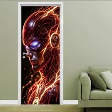 Capa para Porta Decorativa 0,85 x 2,10 m Sublimada Decoração Personagens Natal Futebol
