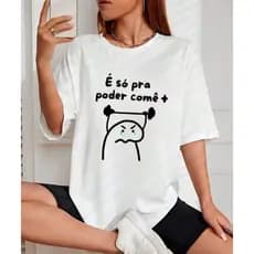 Camiseta Feminina Fitness Gostosa Capivara Algodão Premium  Envio Imediato