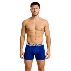 Kit 5 Cuecas Boxer Box Masculinas Microfibra Lisa Adulto
