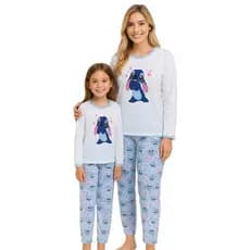 Pijama mãe e filha Longo Feminino Inverno pijama mae e filha inverno tal mae tal STITCH