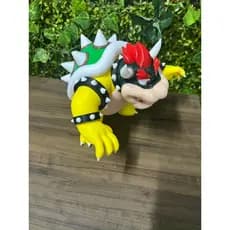 Boneco Bowser Rei Koopa Super Mario Bros Articulável 22cm Super Size Action Bowser Figure Collection Original / geek
