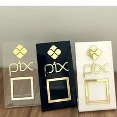 placa pix/acrilico/display/Qr code/pagamento/trabalho/pix