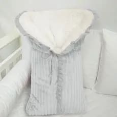 Porta Bebe Plusch Pelo Carneiro Saco Bebe Saquinho de Dormir Pelo Carneiro