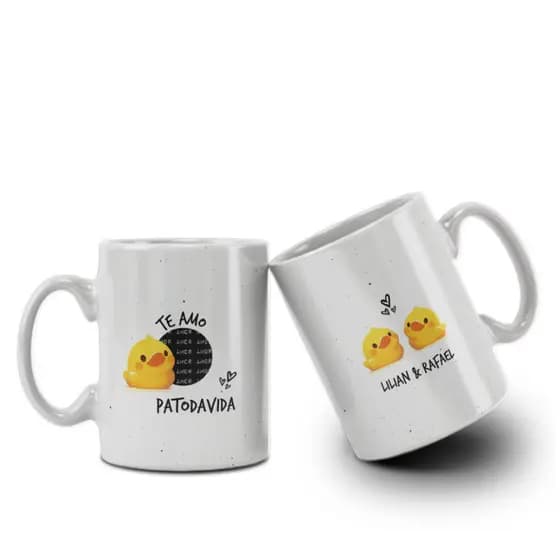 CANECA PERSONALIZADA PORCELANA DIA DOS NAMORADOS- PRESESTES CERÂMICA 325ml