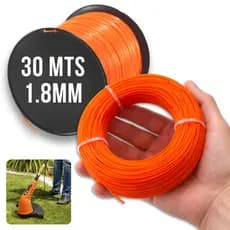 Fio Nylon 30 Metros X 1.8mm Redondo P/ Cortador Grama