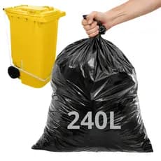 Saco Lixo 240 Litros Extraforte C/ 50 Und 0,12 Micras Largo
