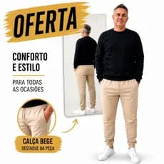 Kit 2 Calças Moletom Masculino Feminino Cordão  Inverno Casual Confortável Esportivo Quentinho