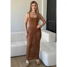 SAIDA DE PRAIA SAIA LONGA RENDA FEMININO PREMIUM