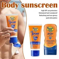 Protetor Solar Banana Boat 90ML , Fps100 + , Super Para Praia Ao Ar Livre , À Prova D'água E De Suor , Macio Adequado A