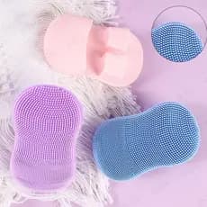 Mini Dedo Rosto Escova Manual Cabelo Macio Silicone Limpeza Massagem N9t3