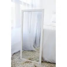 Espelho Grande Espelho com moldura Vermelho Amarelo Branco tamanho 34x75 Espelho quarto Espelho sala Espelho banheiro