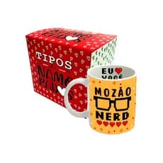 Caneca Cerâmica Mozão Nerd 300ml