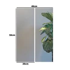 Espelho Grande Decorativo Kit 2 Peças 20x50cm - Espelho Retangular Para Guarda Roupa