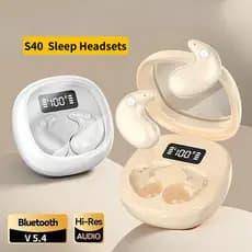 SENBENBAO S40 Fones De Ouvido Para Dormir Som Estéreo De Nível HiFi , iPX5 À Prova D'água , Redução De Ruído ENC , Micro