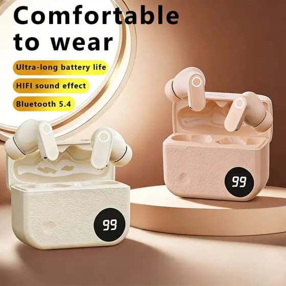B40 Fones De Ouvido TWS Sem Fio Hi-fi Som Fone Microfone Embutido Cancelamento De Ruído Longa Duração Da Bateria