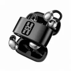 Fones De Ouvido 4 Em 1 (Clipe De + Para Dormir) Com Microfone Fone Conectado bluetooth Móvel Inteligente