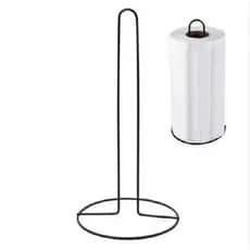 Suporte Vertical de Mesa para Papel Toalha - Cozinha Porta Guardanapos e Utensílios