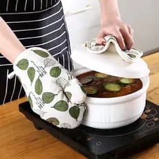 KIT  2 Pçs /Conjunto Luva De Cozinha Para Churrasco/Forno