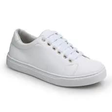Tênis Feminino Branco Suzy – Leve, Confortável e Estiloso