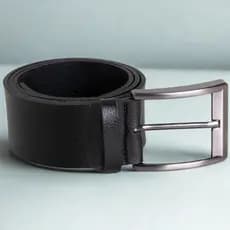 Cinto Masculino Festa Look Fivela Grafite Microfibra Premium Vilaze Original
