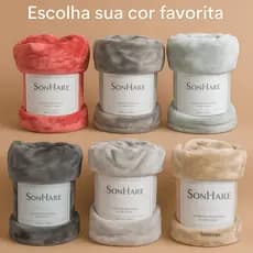 Cobertor Queen Toque De Seda Super Macio Sultan Sonhare Super Soft 300g/m² Confortável 2,20x2,40