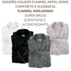 Roupão Flannel Toque de Seda Unissex Extra Macio Microfibra Quentinho Inverno Adulto