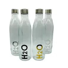 Garrafa De Água Vidro Squeeze Suco Portátil 1L Com Tampa Vetrolar