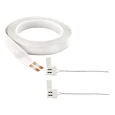 Kit 2mts Fio Fita 2 Vias 10a Fita Elétrica+2 Conectores Clip