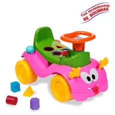 Totokinha Andador Carrinho rosa  Menina - Cardoso Toys