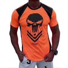 Camiseta Longline Manga Curta Crossfit Academia Musculação Dry Fit Xhzeu