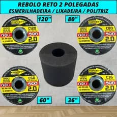 Rebolo Reto 2 Polegadas Desbaste E Acabamento Em Furo De Válvula Cuba Mármore Granito Porcelanato