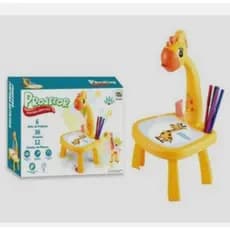 Mesa Projetor Desenho Infantil (amarela)
