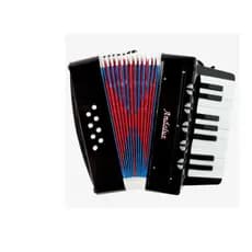 Acordeon Sanfona Infantil 8 Baixos Andaluz Ac-Kids Preto