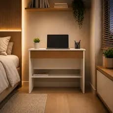 Escrivaninha para Computador Quarto Pequeno com Gaveta
