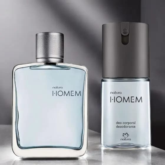 Natura Homem Colônia Tradicional 100 ml (Perfume Clássico Masc.) |Deo Corporal 100 ml | Refil 100 ml