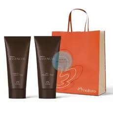 Kit Presente Natura Essencial Cuidados Pessoais Barba:Creme de Barbear+Balm Pós Barba +Sacola