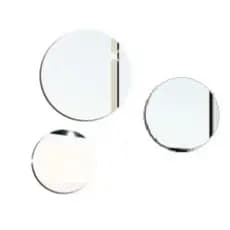 Espelho Redondo Decorativo Kit 3 Peças 20/25/30cm Lindíssimo