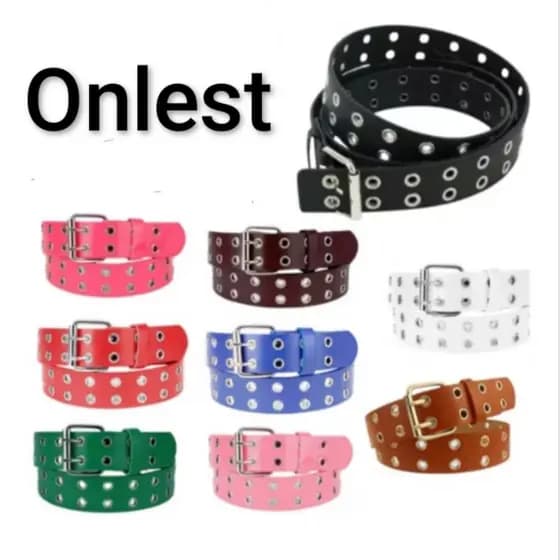 cinto/corrente punk rock feminino PU prêmio y2k