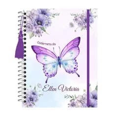 caderneta de vacinação/saúde personalizada espiral em aço qualquer tema
