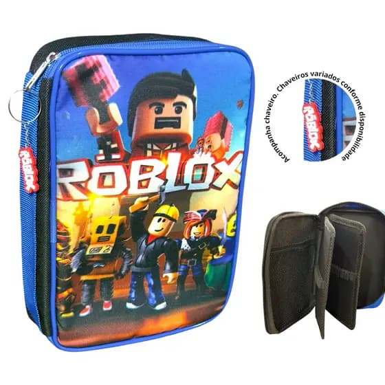ESTOJO BOX ROBLOX ESTOJO BOX ESCOLAR INFANTIL MENINO ESTOJO ROBLOX