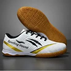 Chuteira Futsal Profissional Costurada Na Lateral Tênis de para Quadra Indoor Salão Antiderrapante, Leve e Confortável