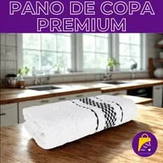 Panos De Prato Premium Atoalhado Felpudo Toalha Copa 100% Algodão