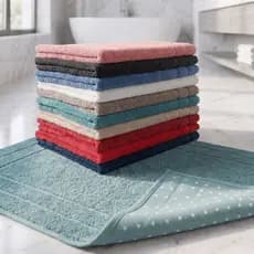 Kit 3 Toalhas de Piso antiderrapante Tapete p/ Banheiro