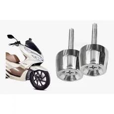Par pesinho de guidão pcx 150 cromado 2021 (par)