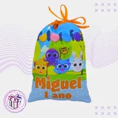 Kits Saquinho Surpresa Personalizadas | Lembrancinha Festa Infantil | Diversos Temas | 20x15 cm