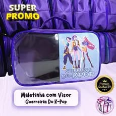 Maletinha Personalizada com Visor | Lembrancinha Festa Infantil | Kit 10, 15, 20, 30, 35 ou 40 Unidades | Diversos Temas