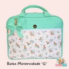 Bolsa Maternidade Grande Luxo Personalizada com Nome + Trocador  Premium Menino e Menina