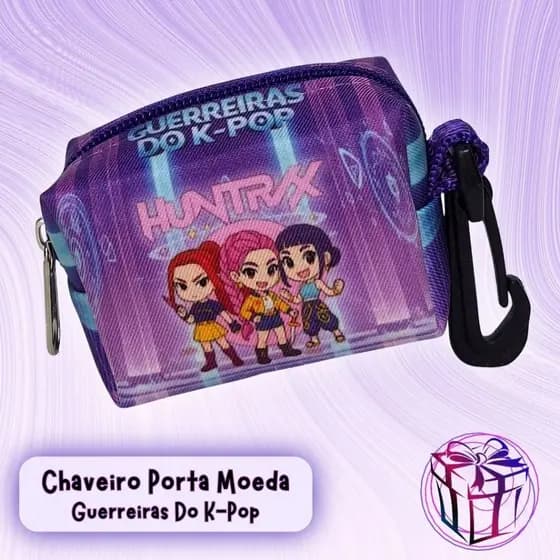 Kit Chaveiros Porta Moeda Personalizados em Vários Temas| Lembrancinhas Festa Infantil